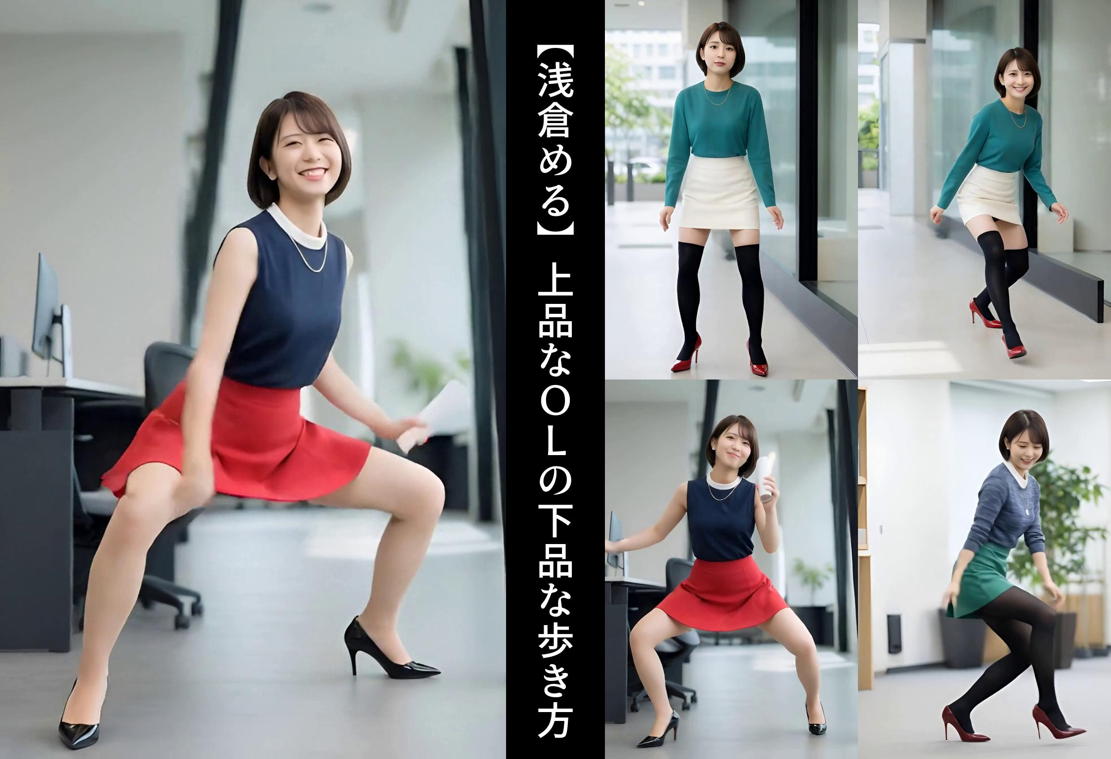 【浅倉める】上品なOLの下品な歩き方 part1