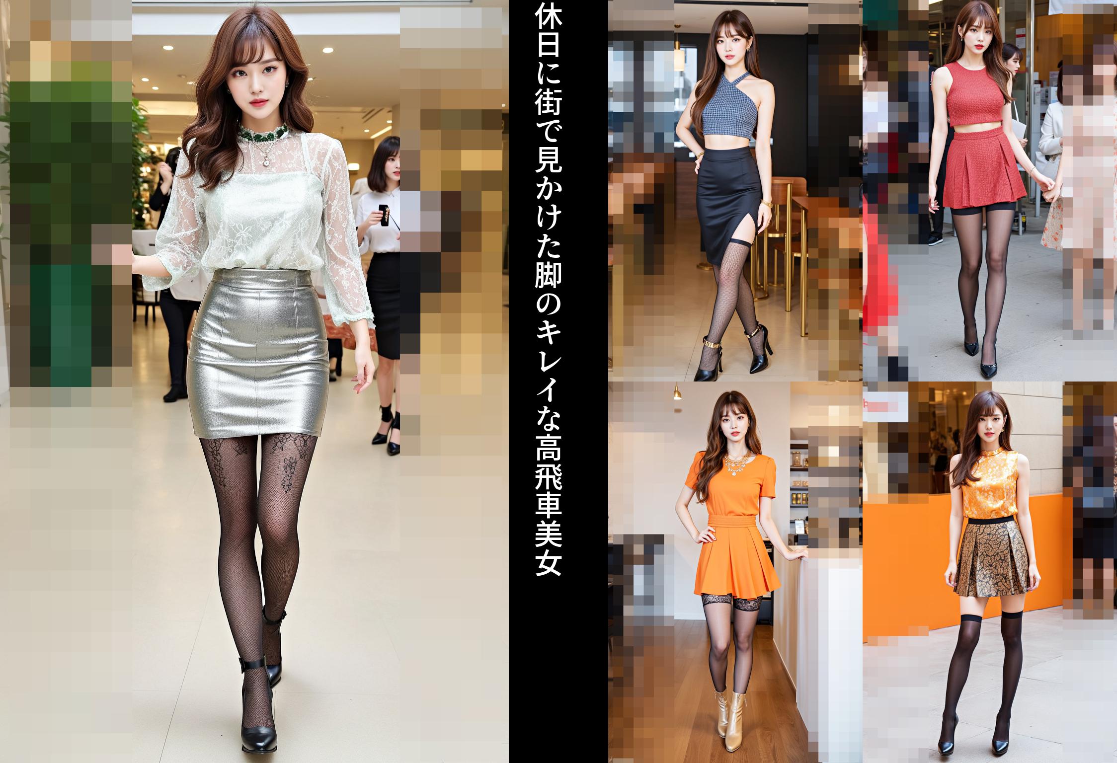 休日に街で見かけた脚のキレイな高飛車美女 part6