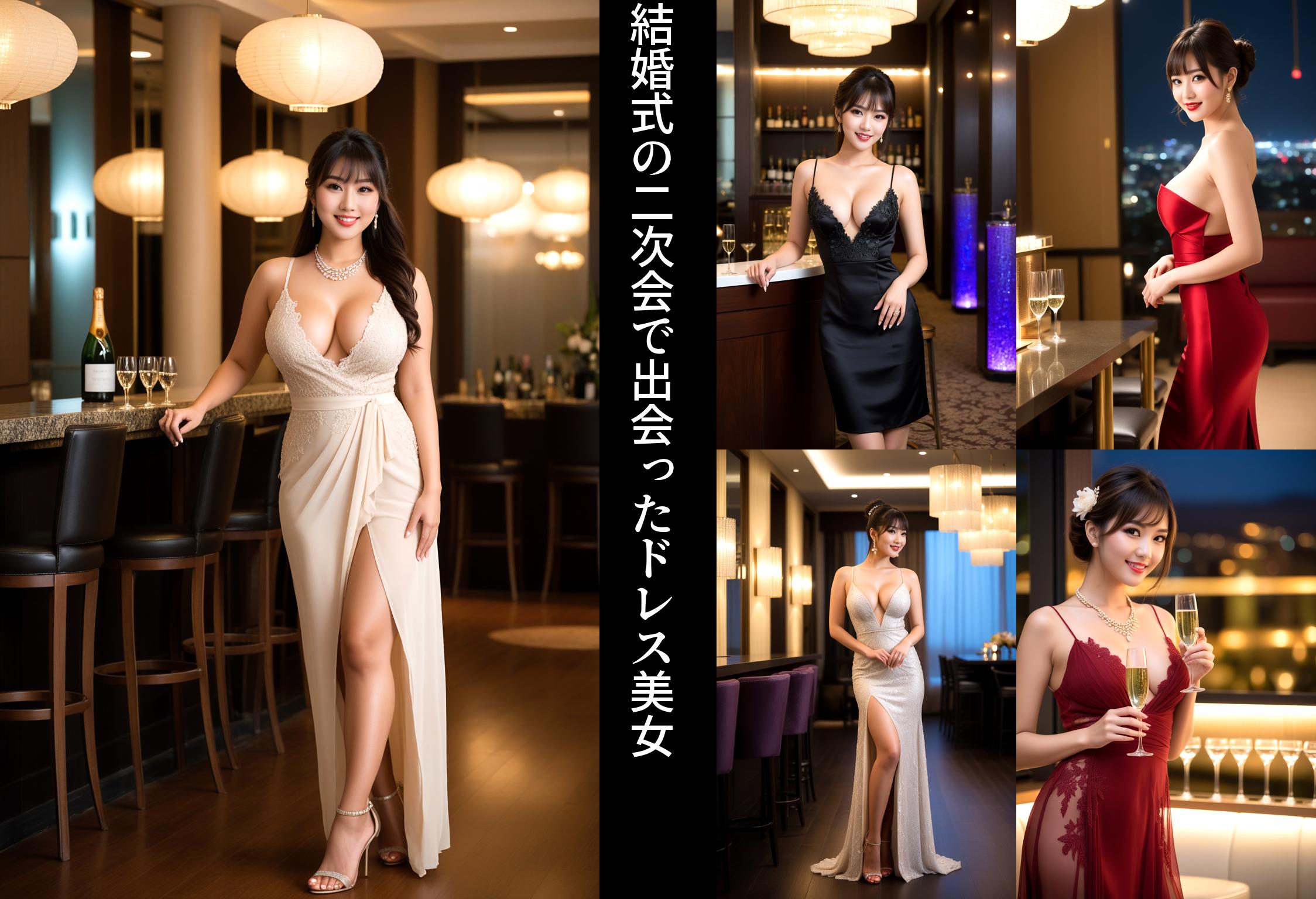 結婚式の二次会で出会ったドレス美女 part1