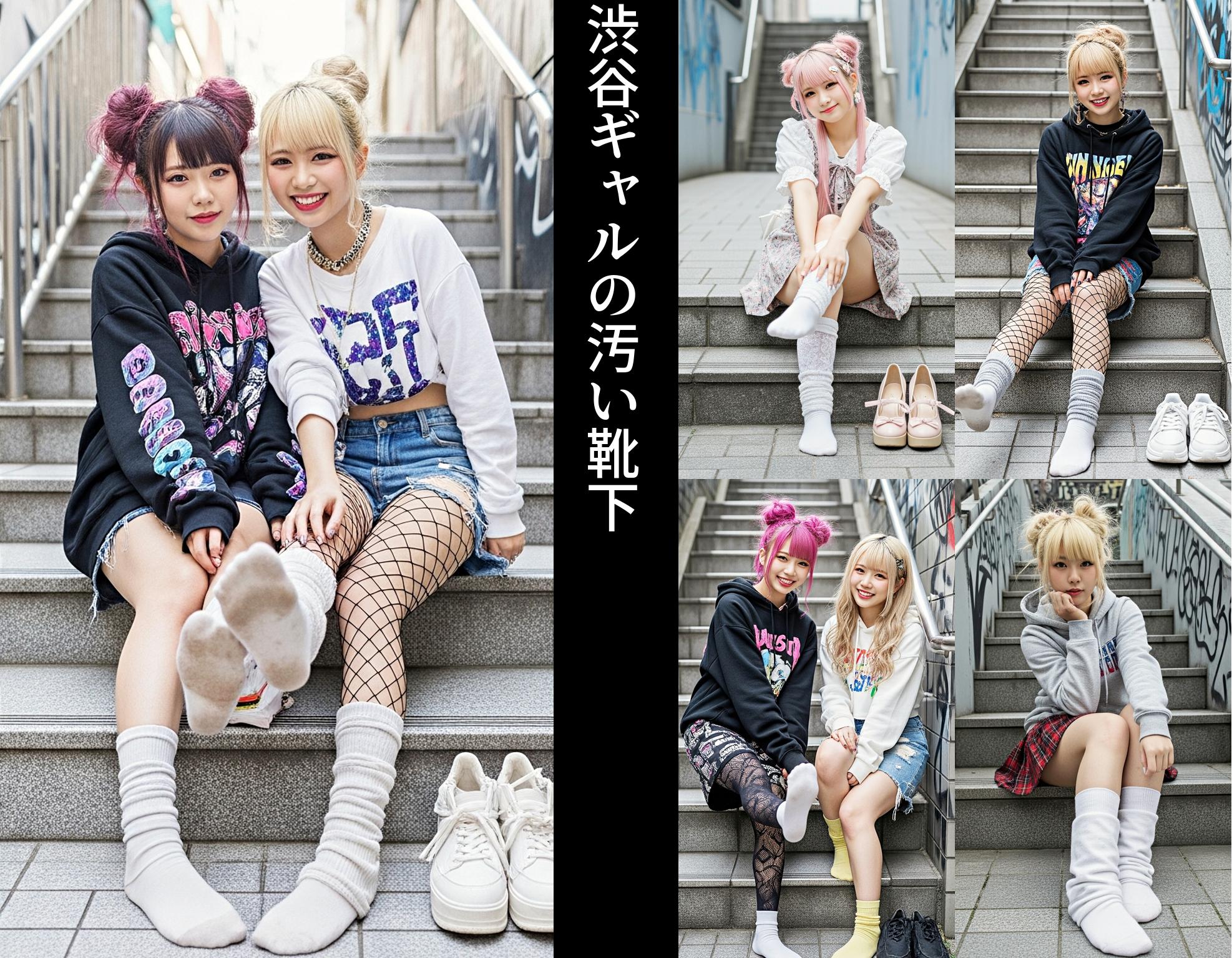 渋谷ギャルの汚い靴下 part2