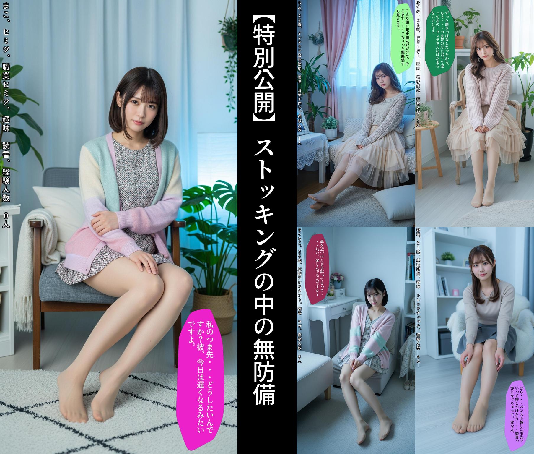 【特別公開】ストッキングの中の無防備 part2