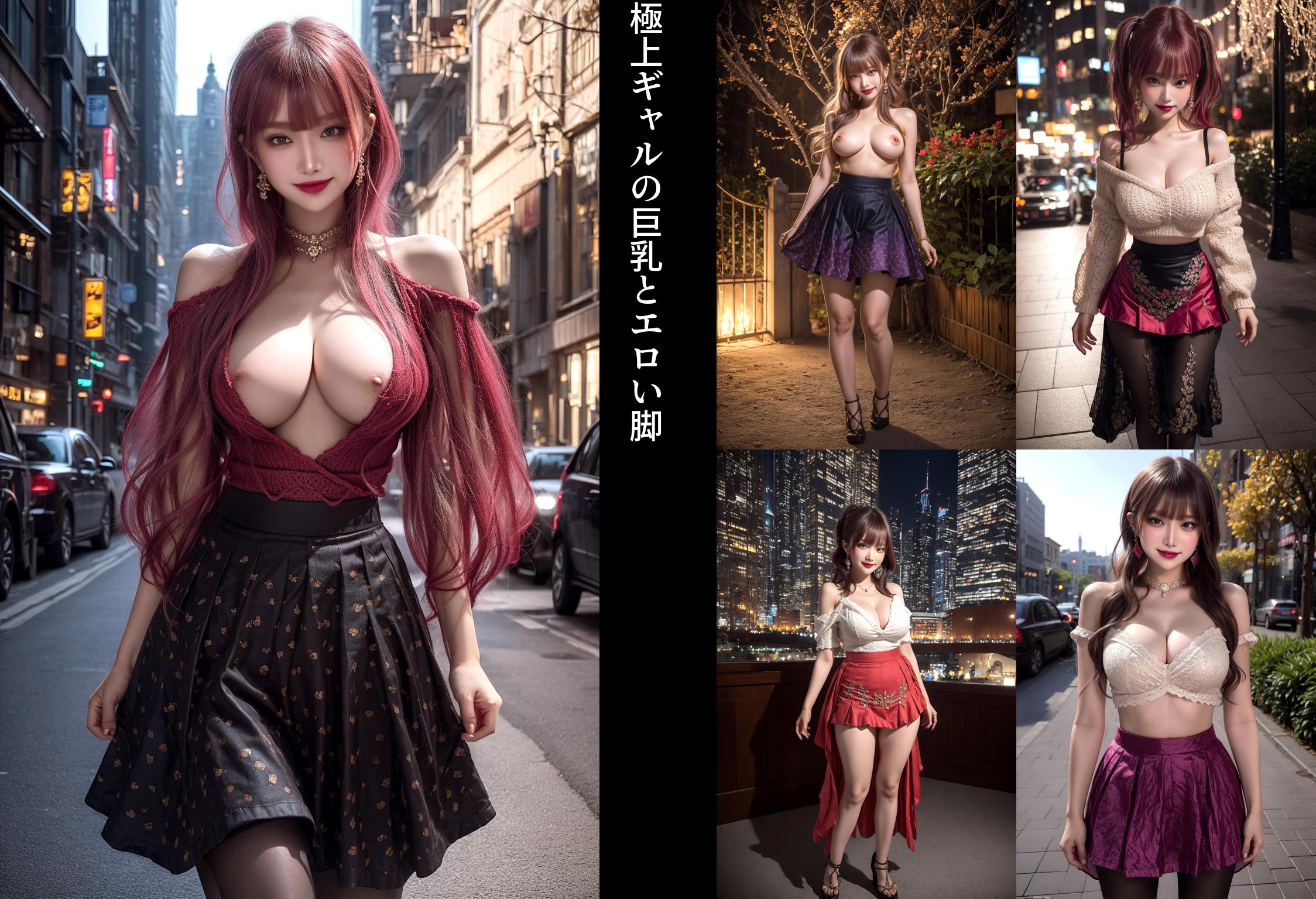 極上ギャルの巨乳とエロい脚 part1