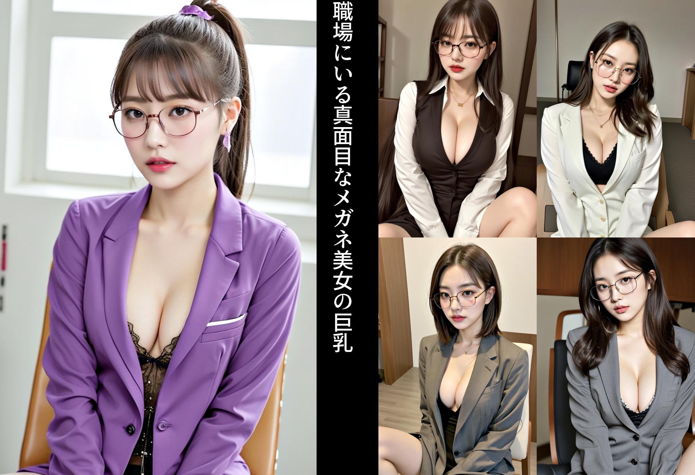 職場にいる真面目なメガネ美女の巨乳 part9