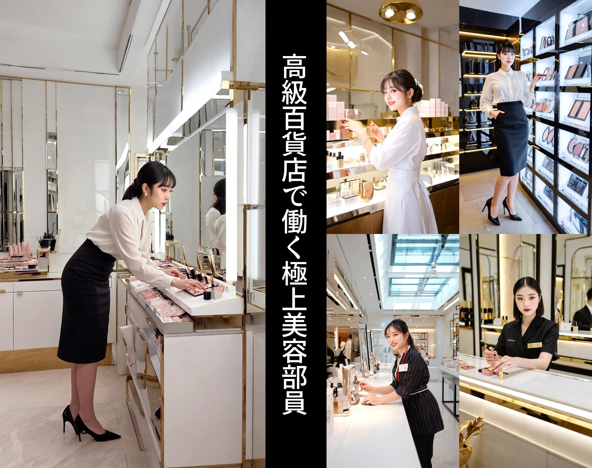 高級百貨店で働く極上美容部員 part3
