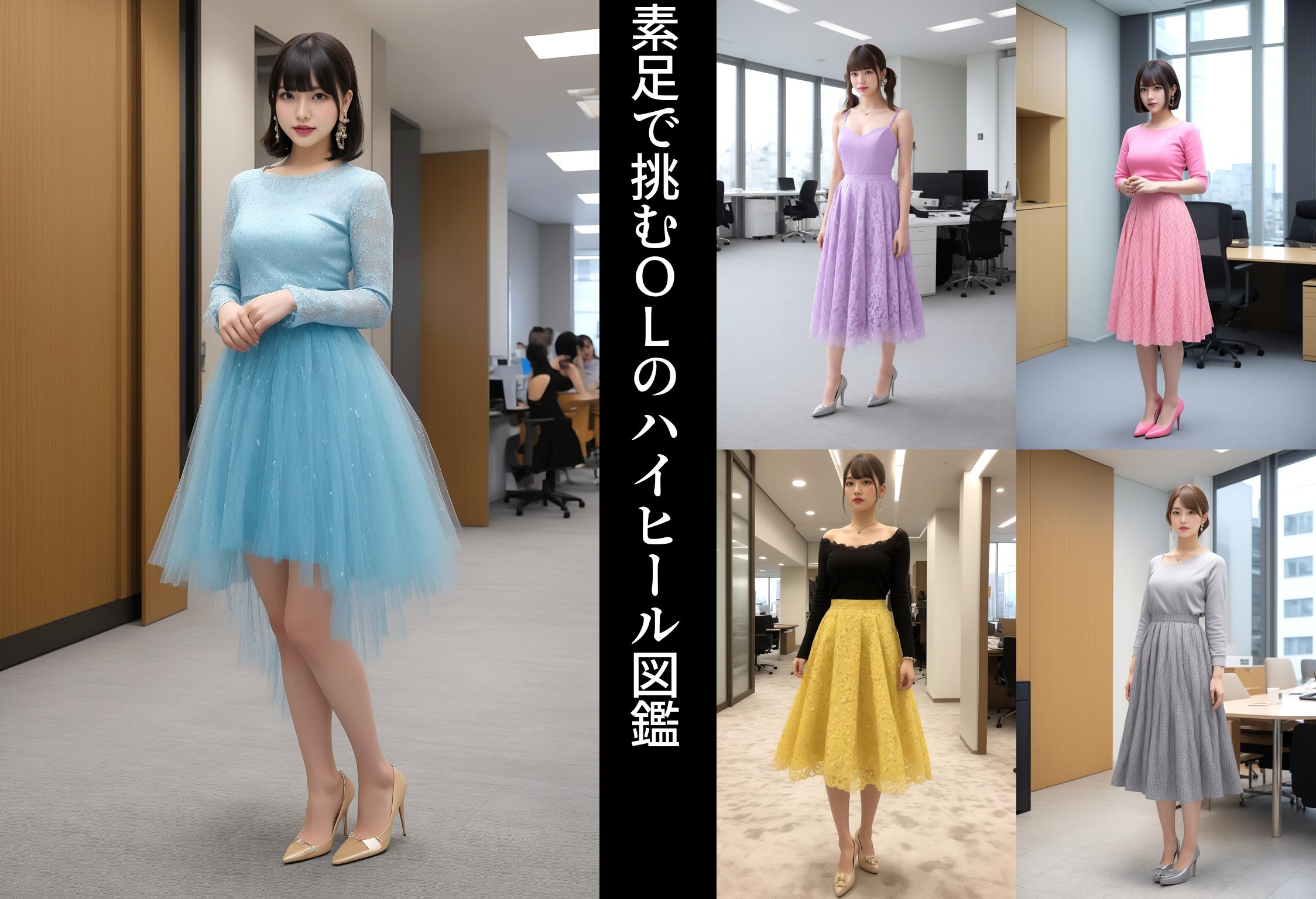 素足で挑むＯＬのハイヒール図鑑 part1