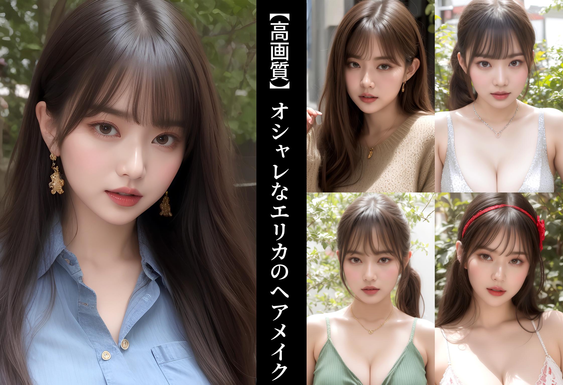 【高画質】オシャレなエリカのヘアメイク part1