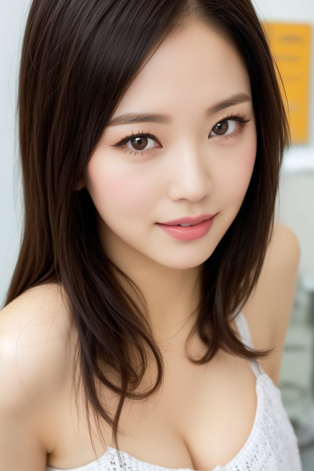 【高画質】美女の谷間を上アングルから撮影 part2 おっぱい 上からアングル 2