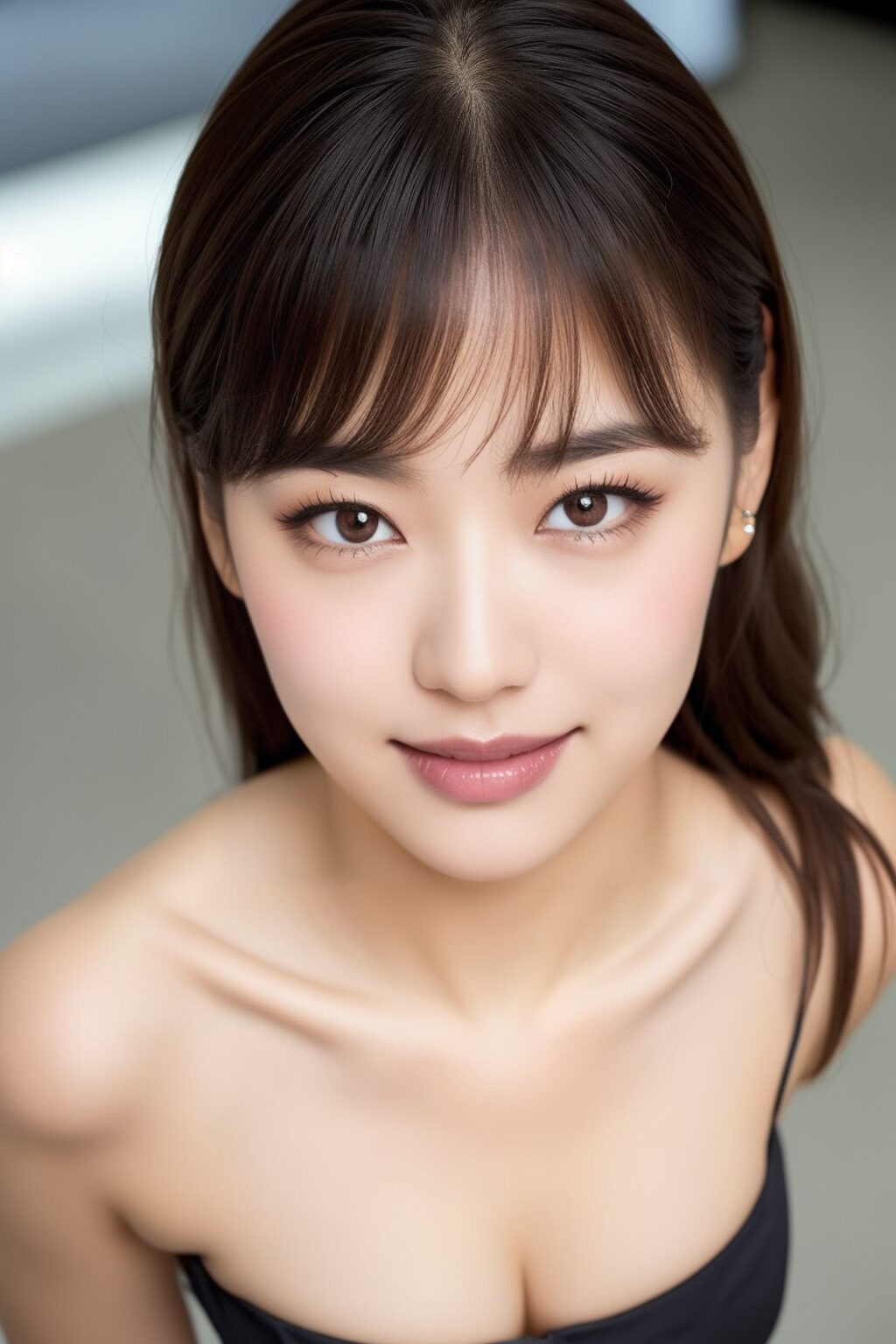 【高画質】美女の谷間を上アングルから撮影 part2 おっぱい 上からアングル 3