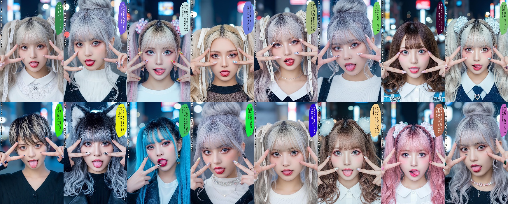 【特別公開】舌出し渋谷ギャル図鑑 part2