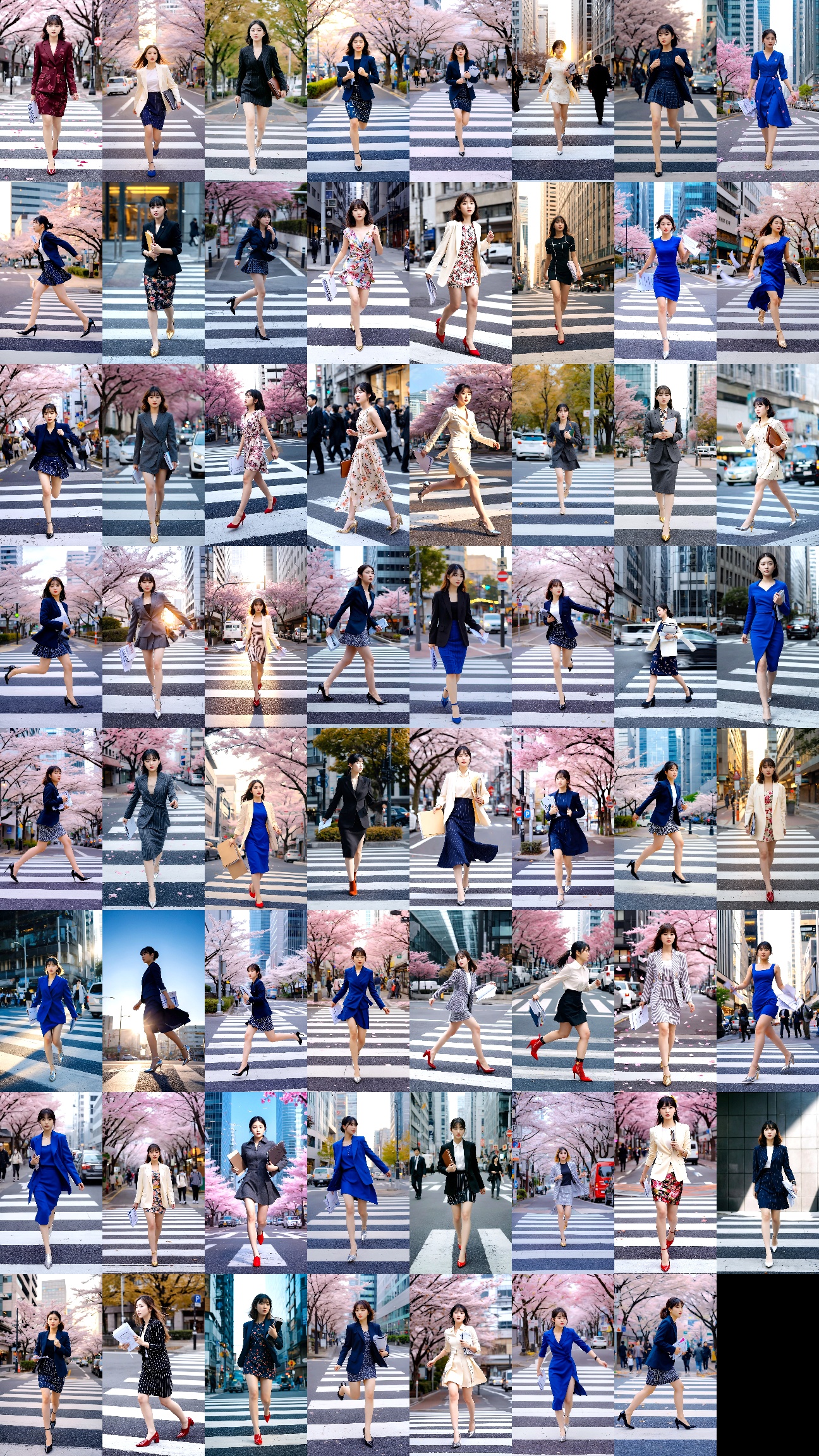 街で見かけた一生懸命働くOLの美脚 part6