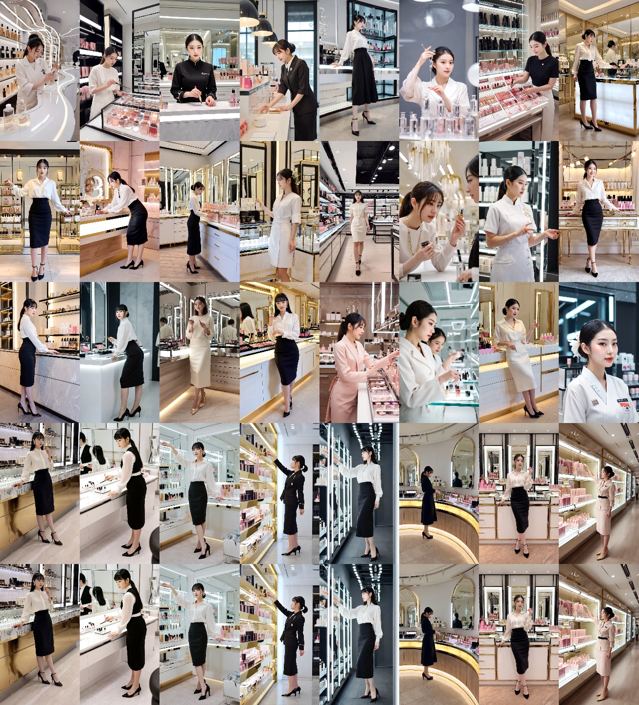 高級百貨店で働く極上美容部員 part4