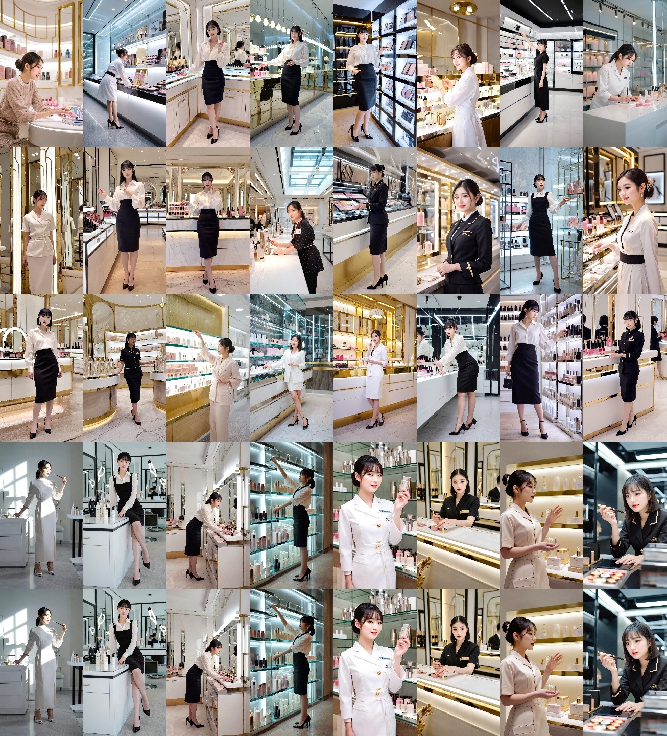 高級百貨店で働く極上美容部員 part3