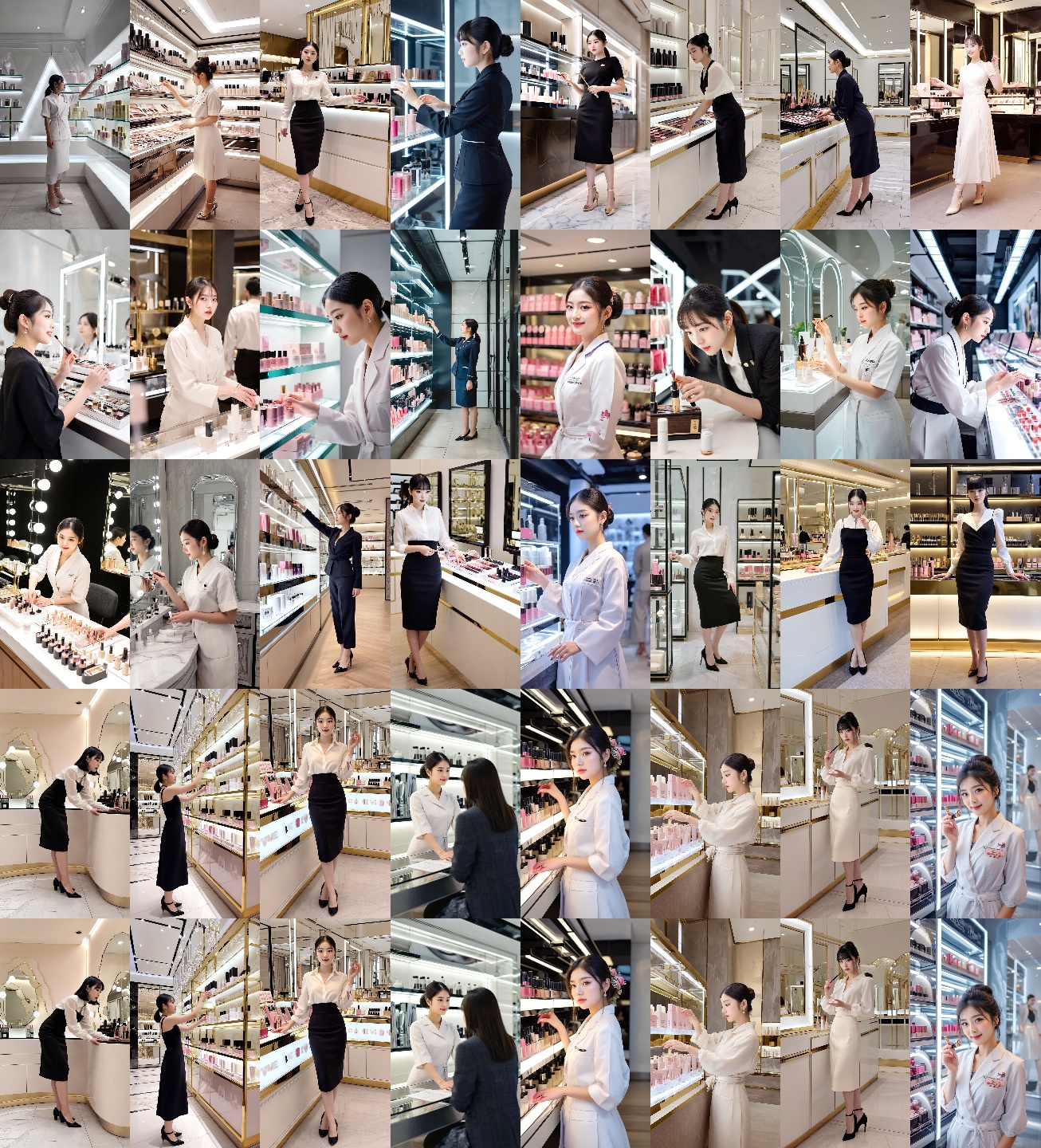 高級百貨店で働く極上美容部員 part5