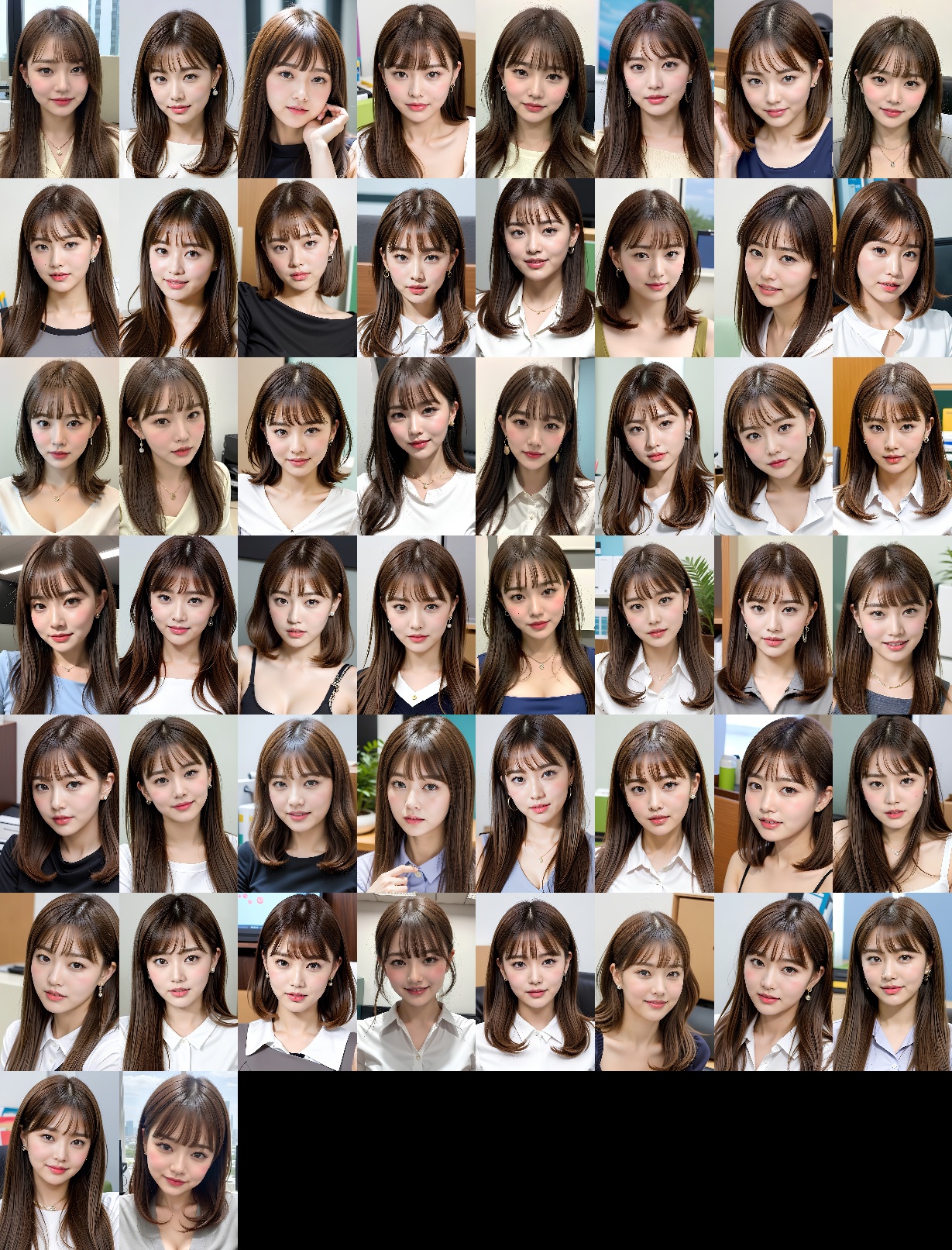 ズームし放題！超美人OLの顔アップ part14