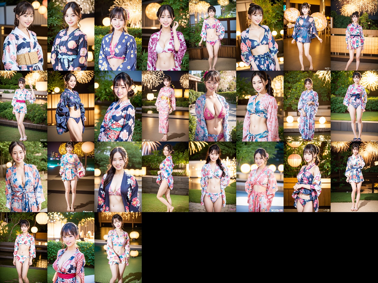 浴衣と水着を兼用できる新しいファッション part2