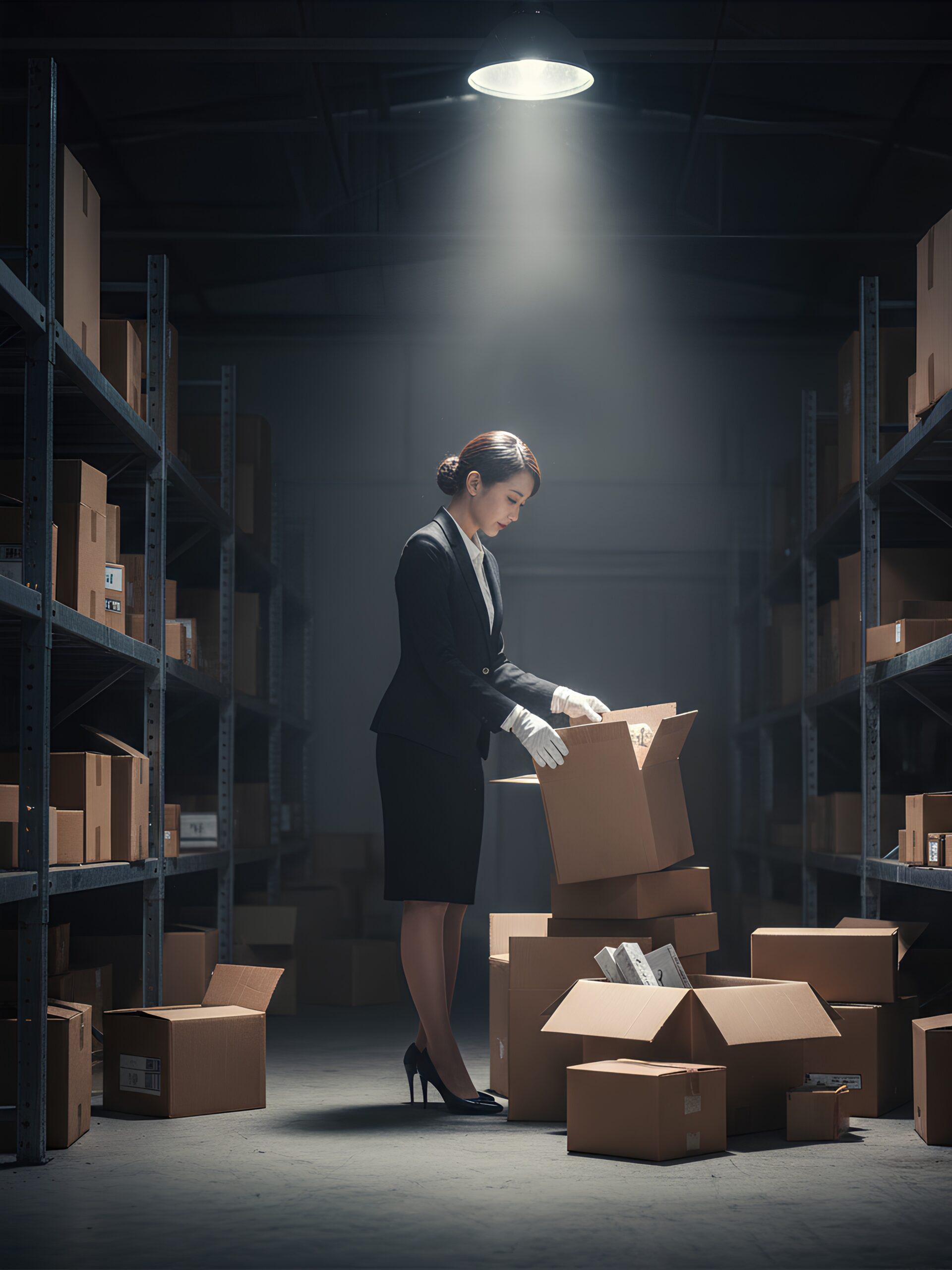 【高画質】倉庫で働くハイヒール美女 part1 ハイヒール パンプス 3