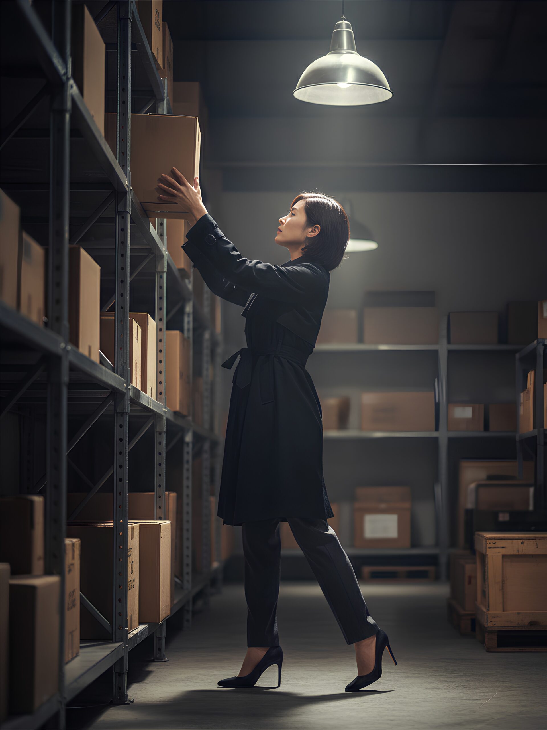 【高画質】倉庫で働くハイヒール美女 part1 ハイヒール パンプス 4