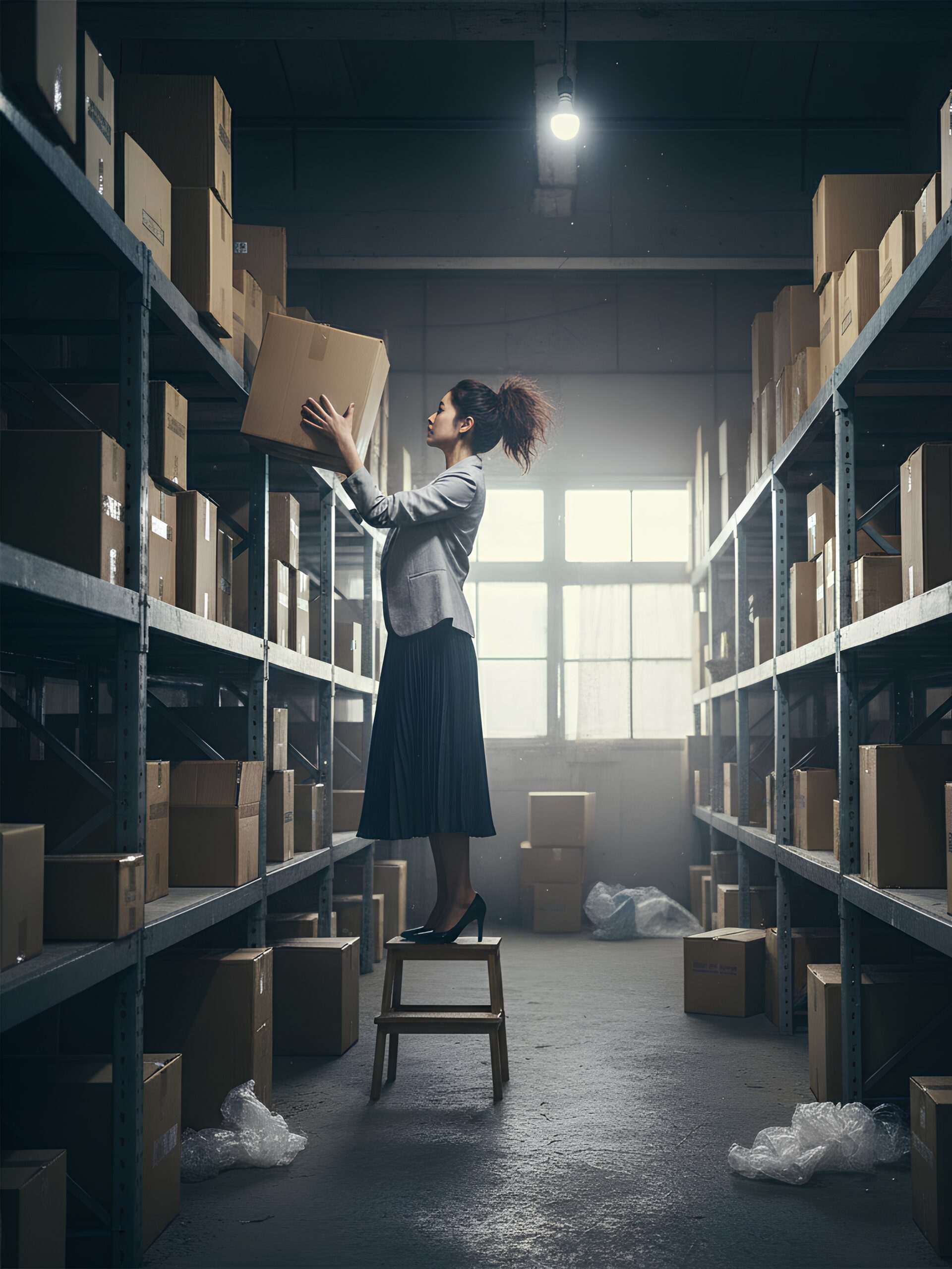 【高画質】倉庫で働くハイヒール美女 part1 ハイヒール パンプス 2