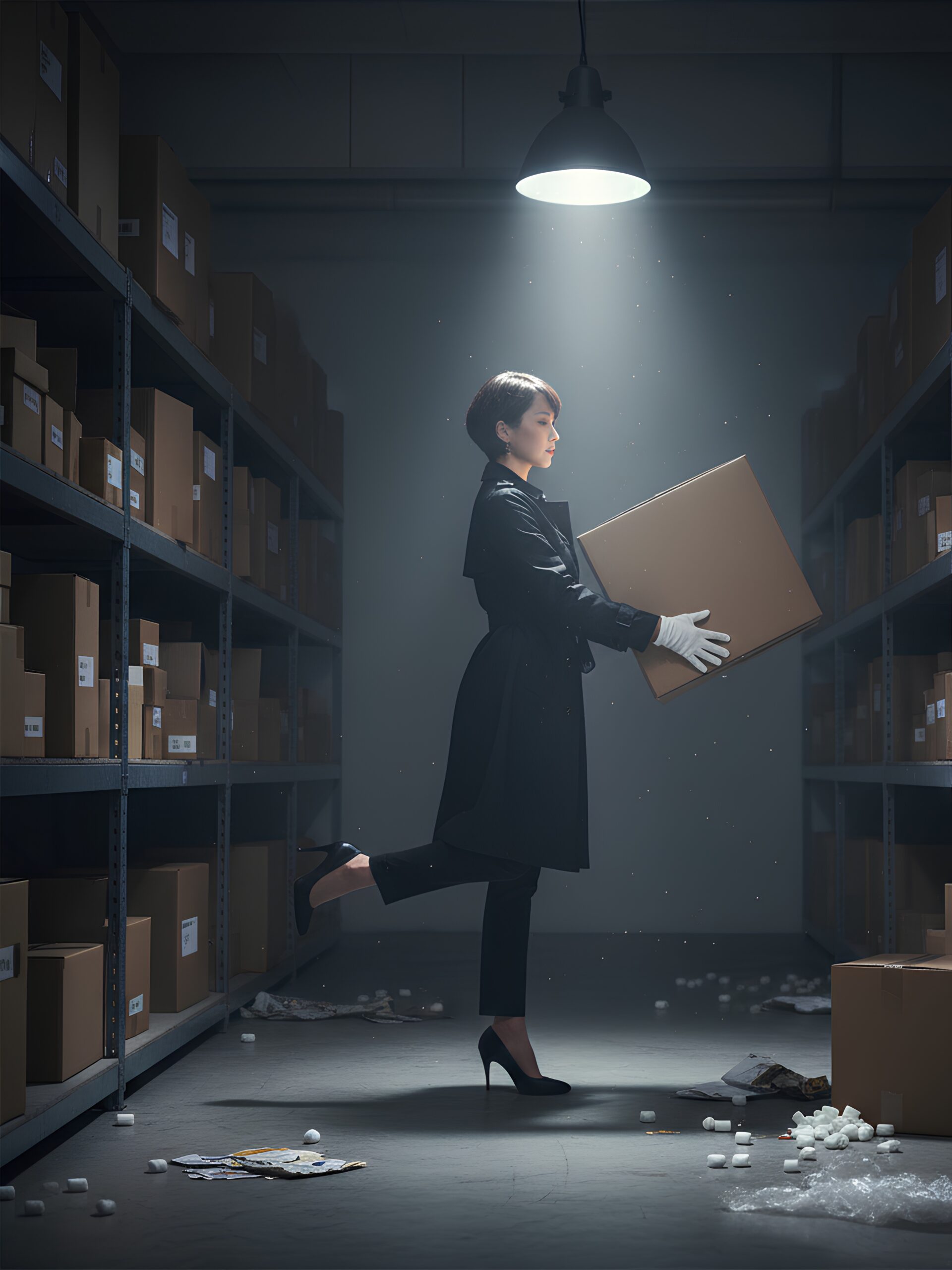 【高画質】倉庫で働くハイヒール美女 part1 ハイヒール パンプス 5