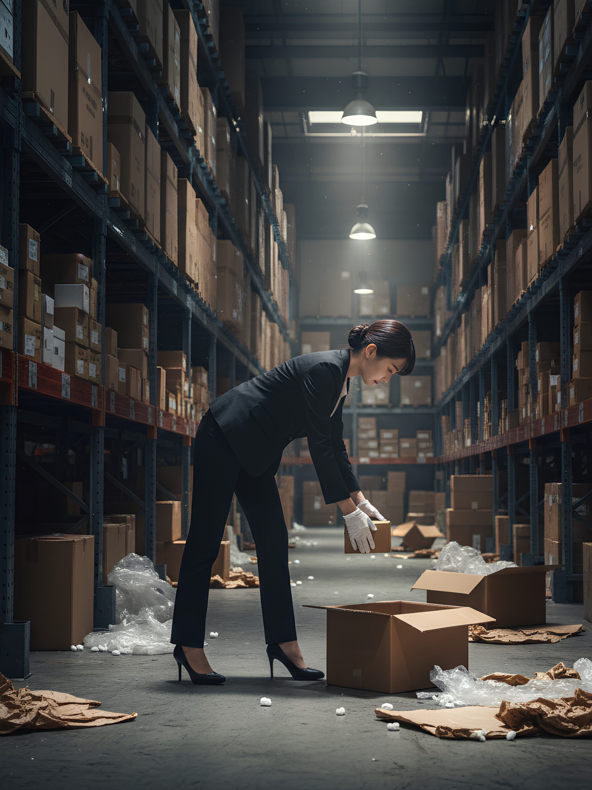 【高画質】倉庫で働くハイヒール美女 part2 ハイヒール パンプス 2