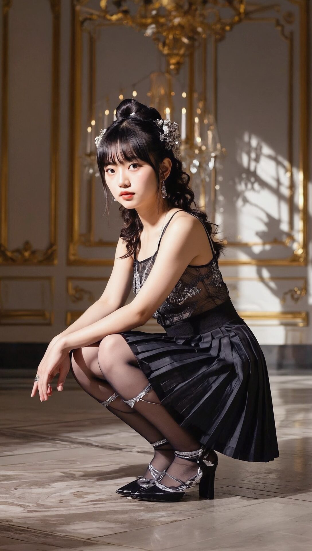 ブリーツスカートのエロいオンナ part7 ストッキング ドレス 4