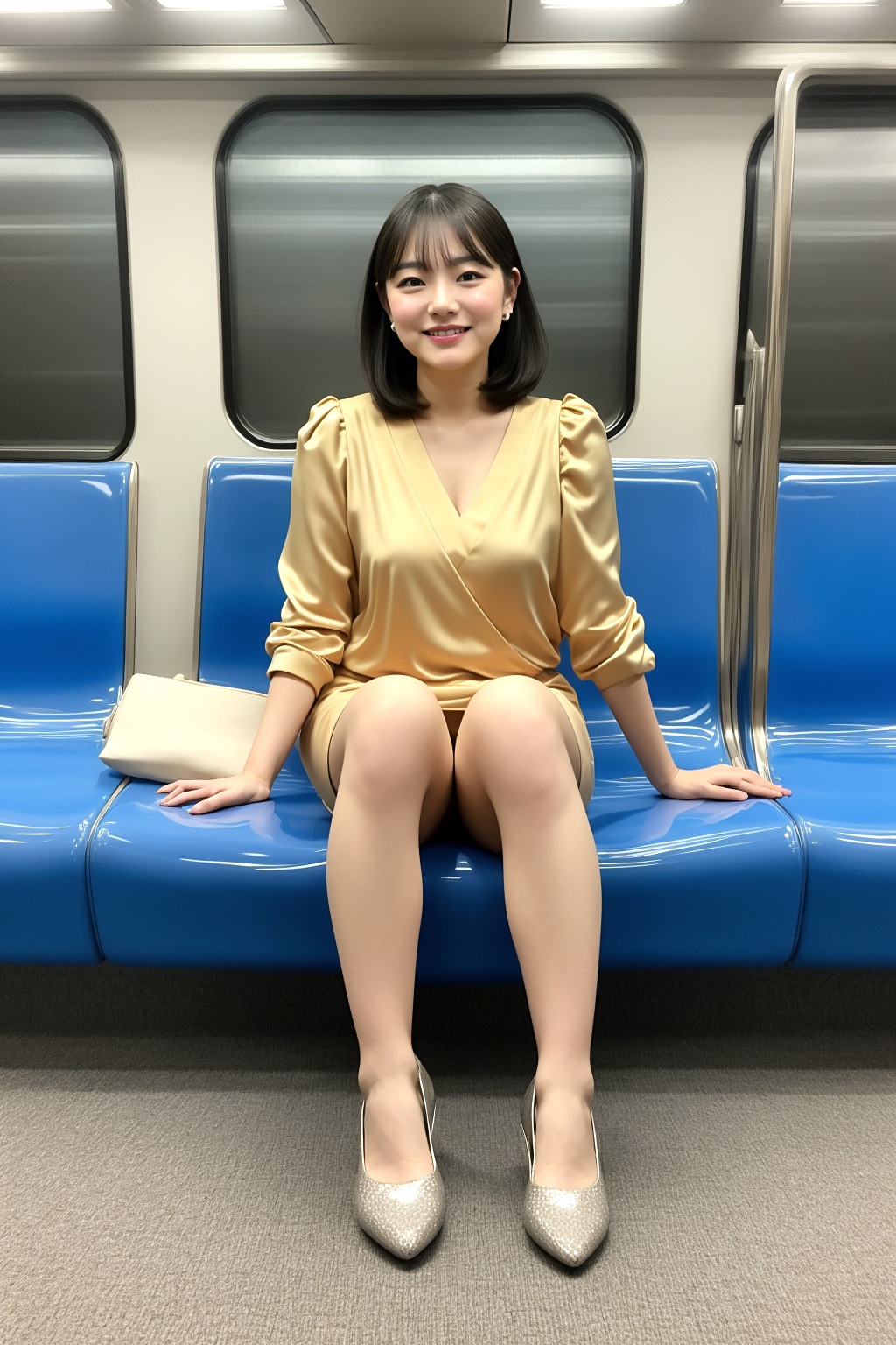 電車で見かけただらしない座り方のアラサー女子 part6 アラサー ハイヒール 4