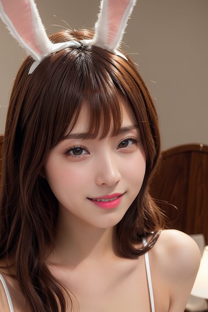 【無料】【リサ】うさ耳顔アップ part1 無料 リサ 1