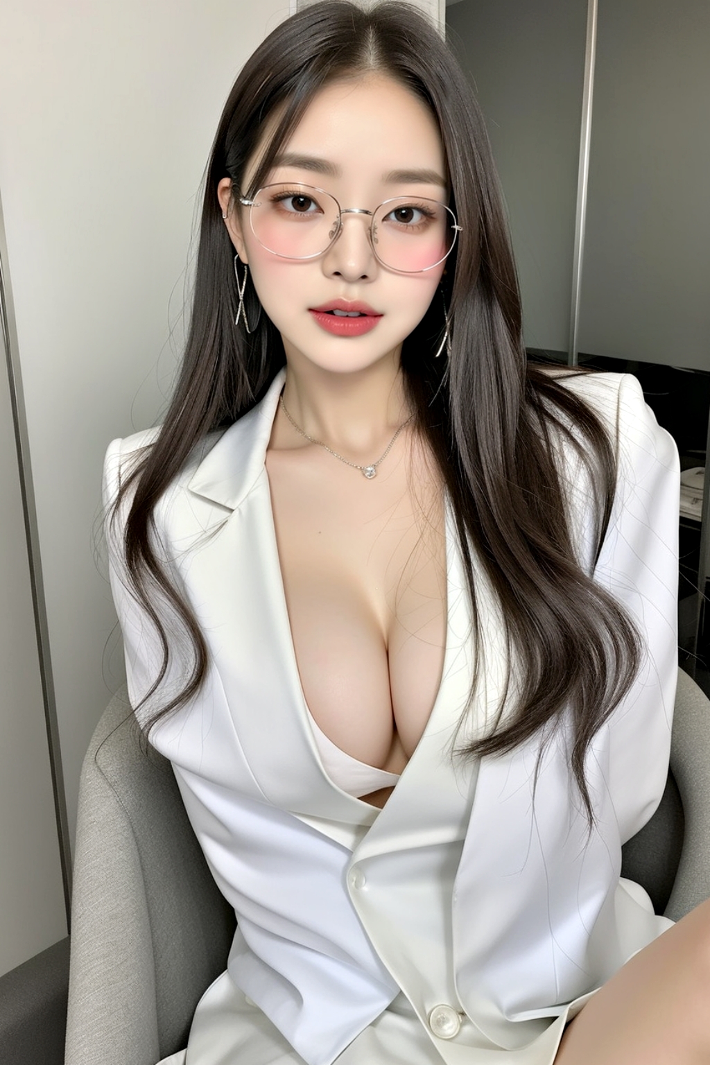 職場にいる真面目なメガネ美女の巨乳 part12 眼鏡 メガネ 2