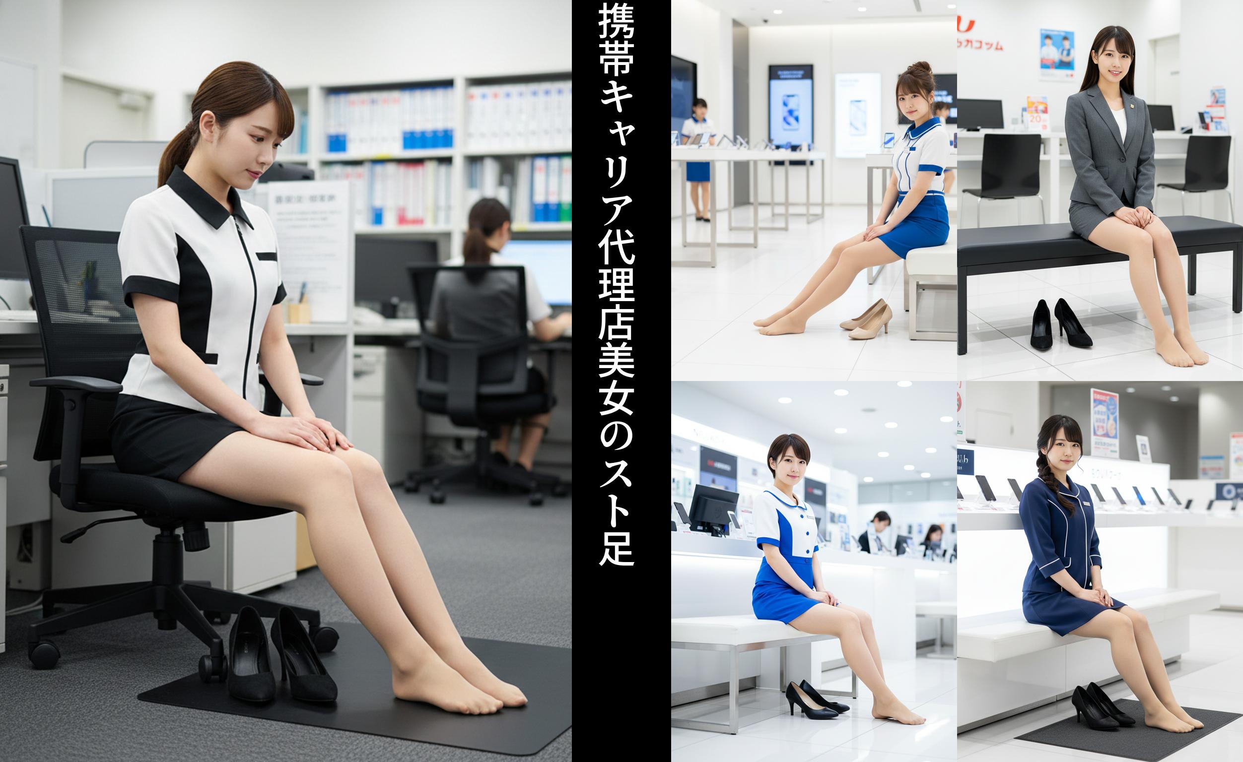 携帯キャリア代理店美女のスト足 part3