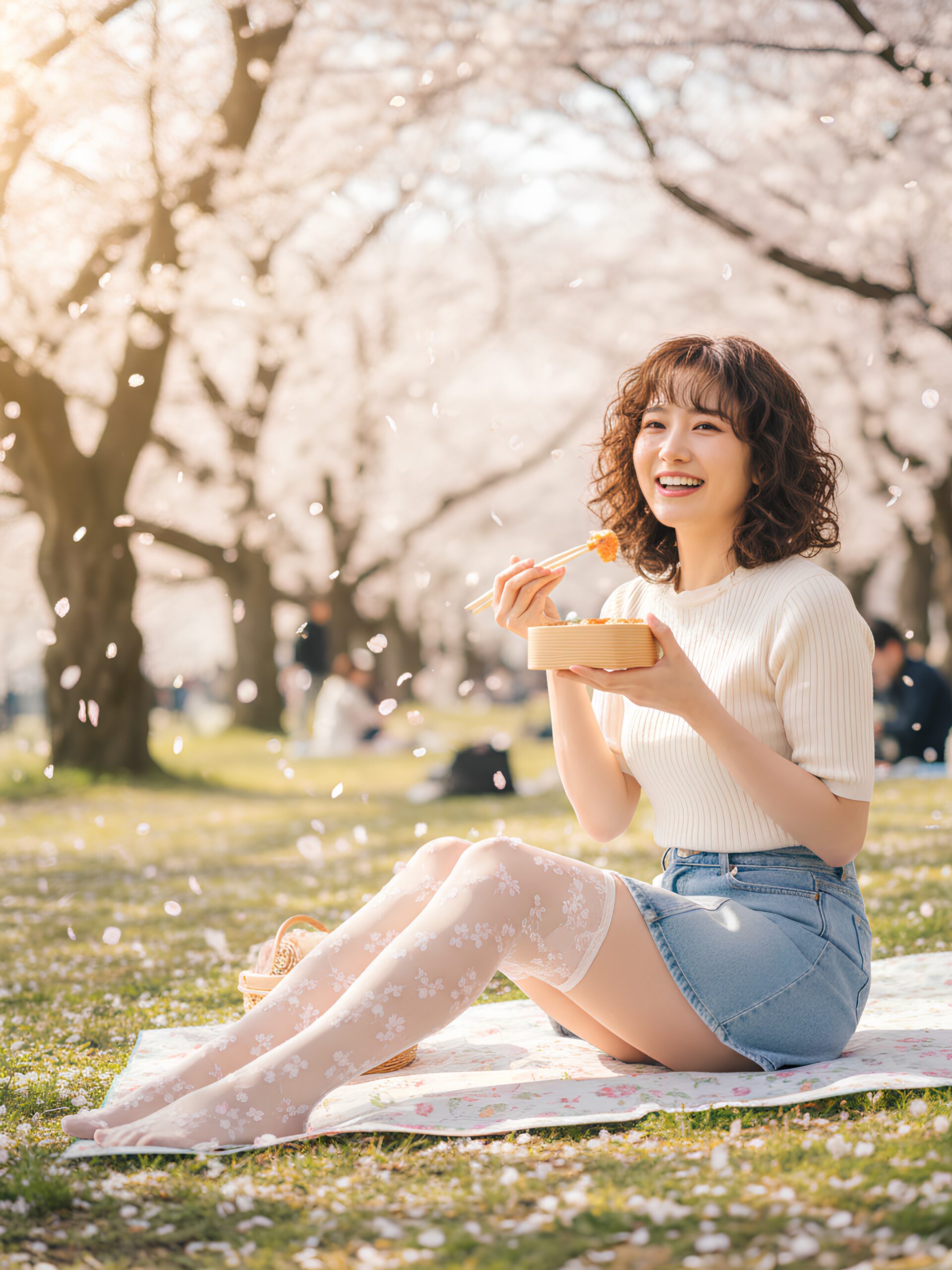 【高画質】パンスト女を見たければ花見に行こう part2 花見 パンスト 4