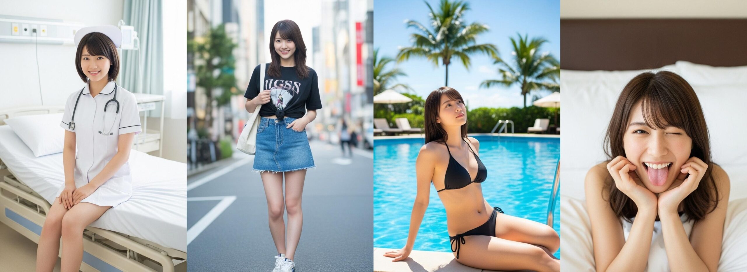 【特別公開】ナースの私服＆ビキニ＆舌出し part5 ナース ビキニ 3