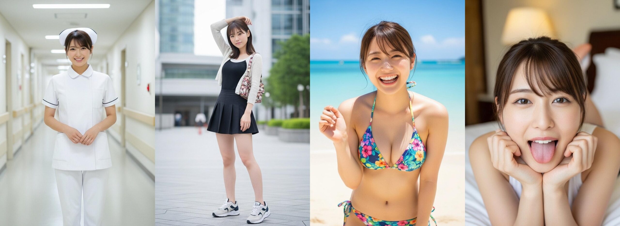 【特別公開】ナースの私服＆ビキニ＆舌出し part5 ナース ビキニ 4