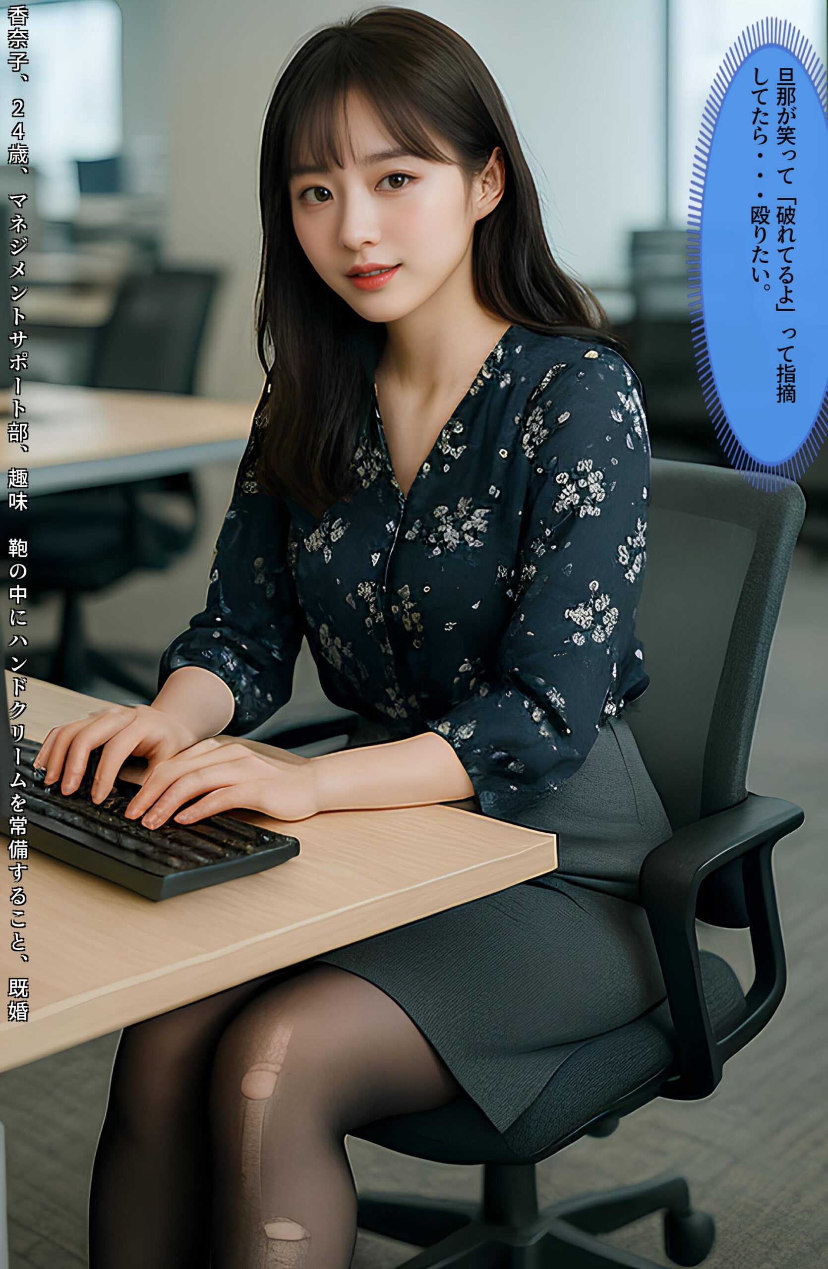 【特別公開】黒ストＯＬ伝線コレクション part5 OL オフィス 3