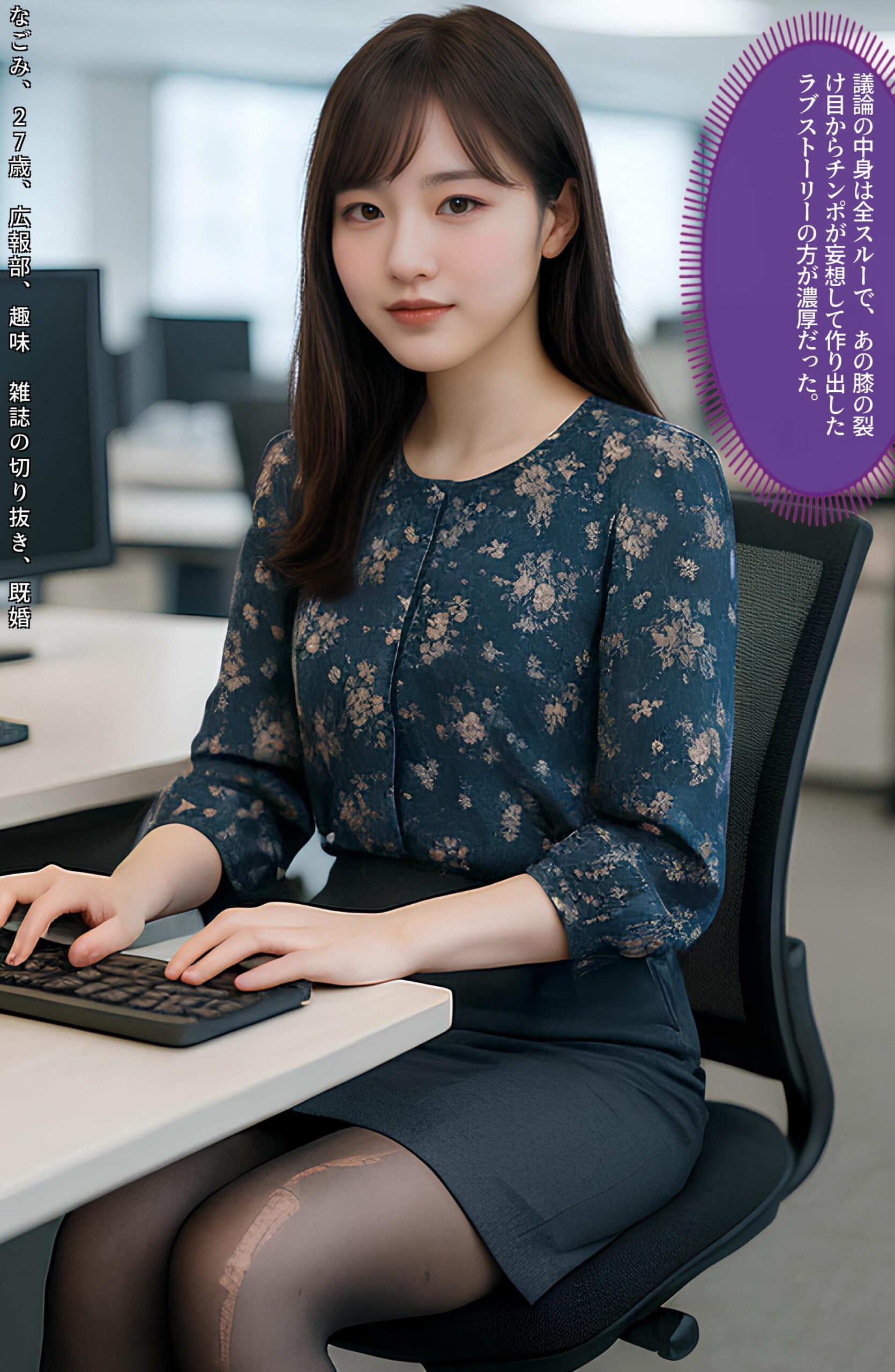 【特別公開】黒ストＯＬ伝線コレクション part5 OL オフィス 1