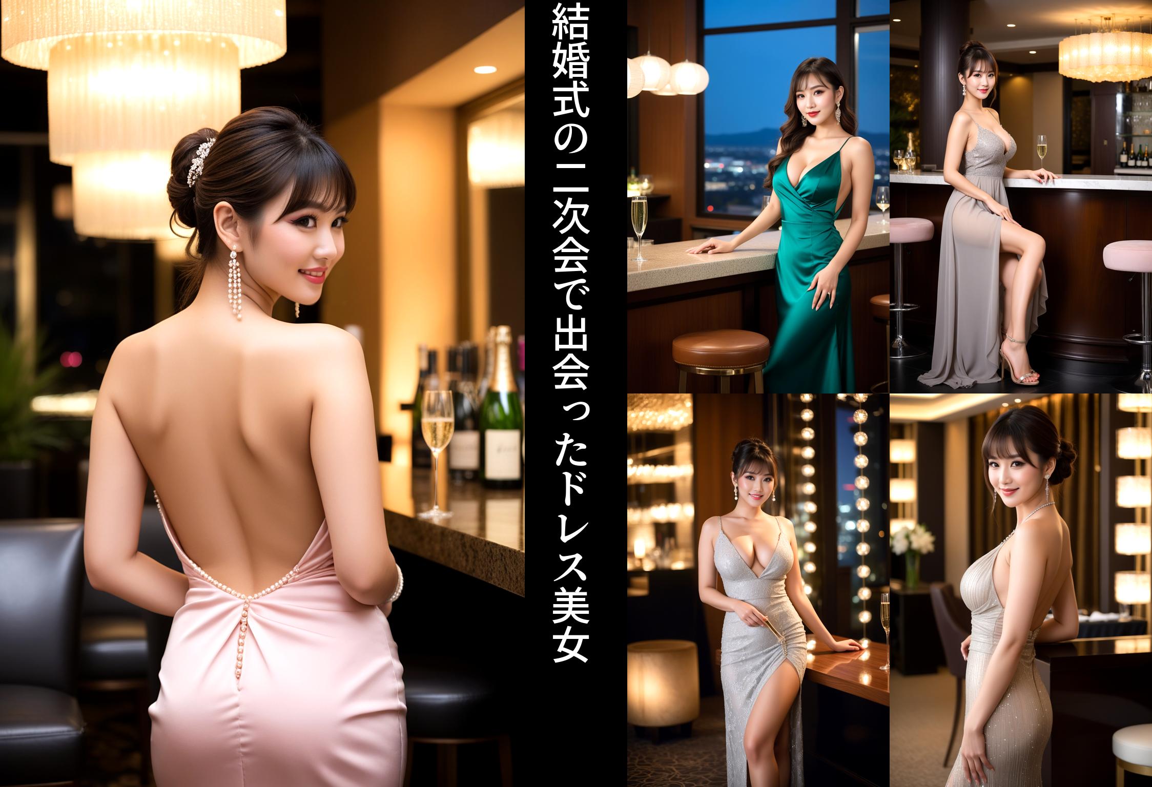 結婚式の二次会で出会ったドレス美女 part4