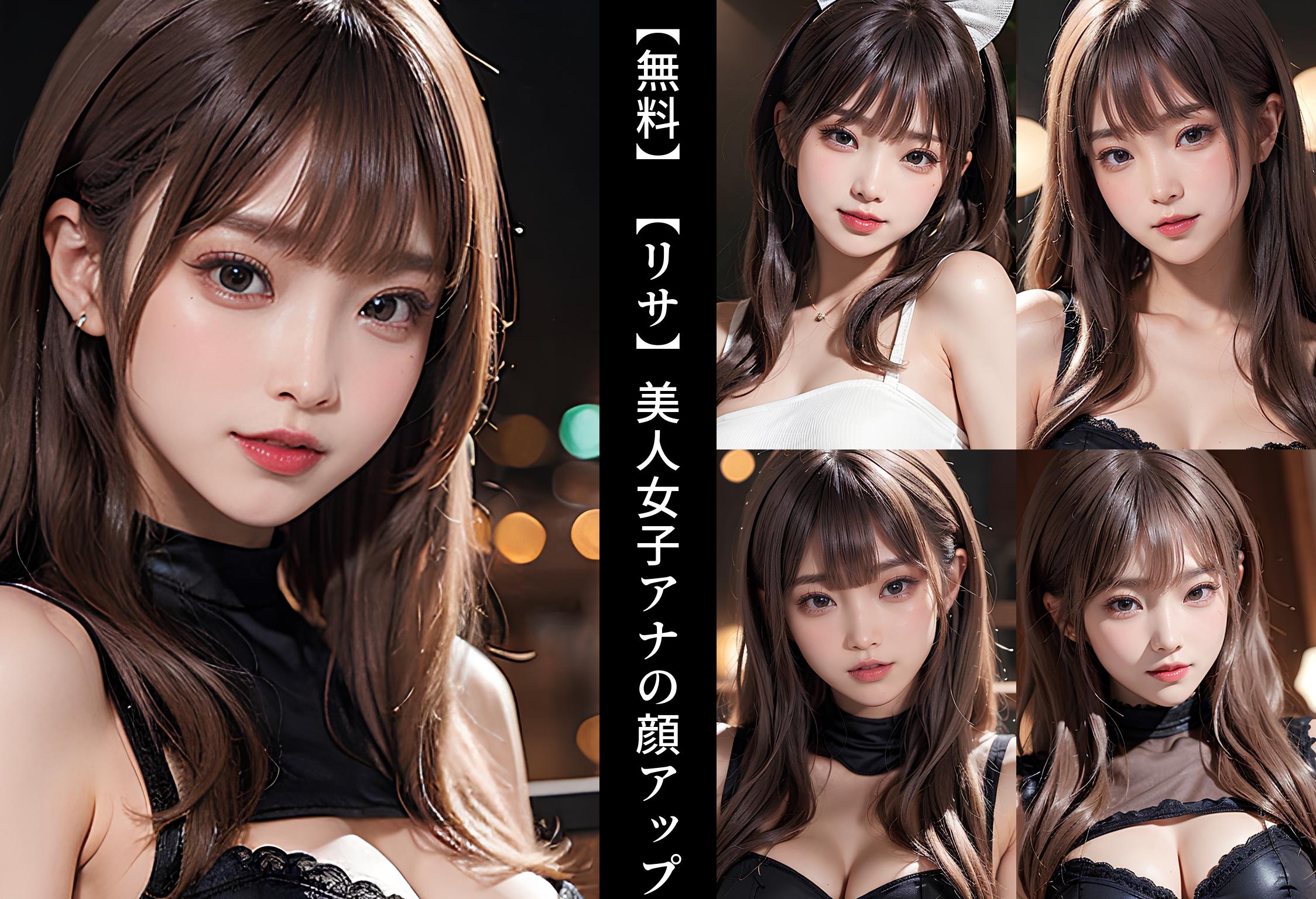 【無料】【リサ】美人女子アナの顔アップ part2