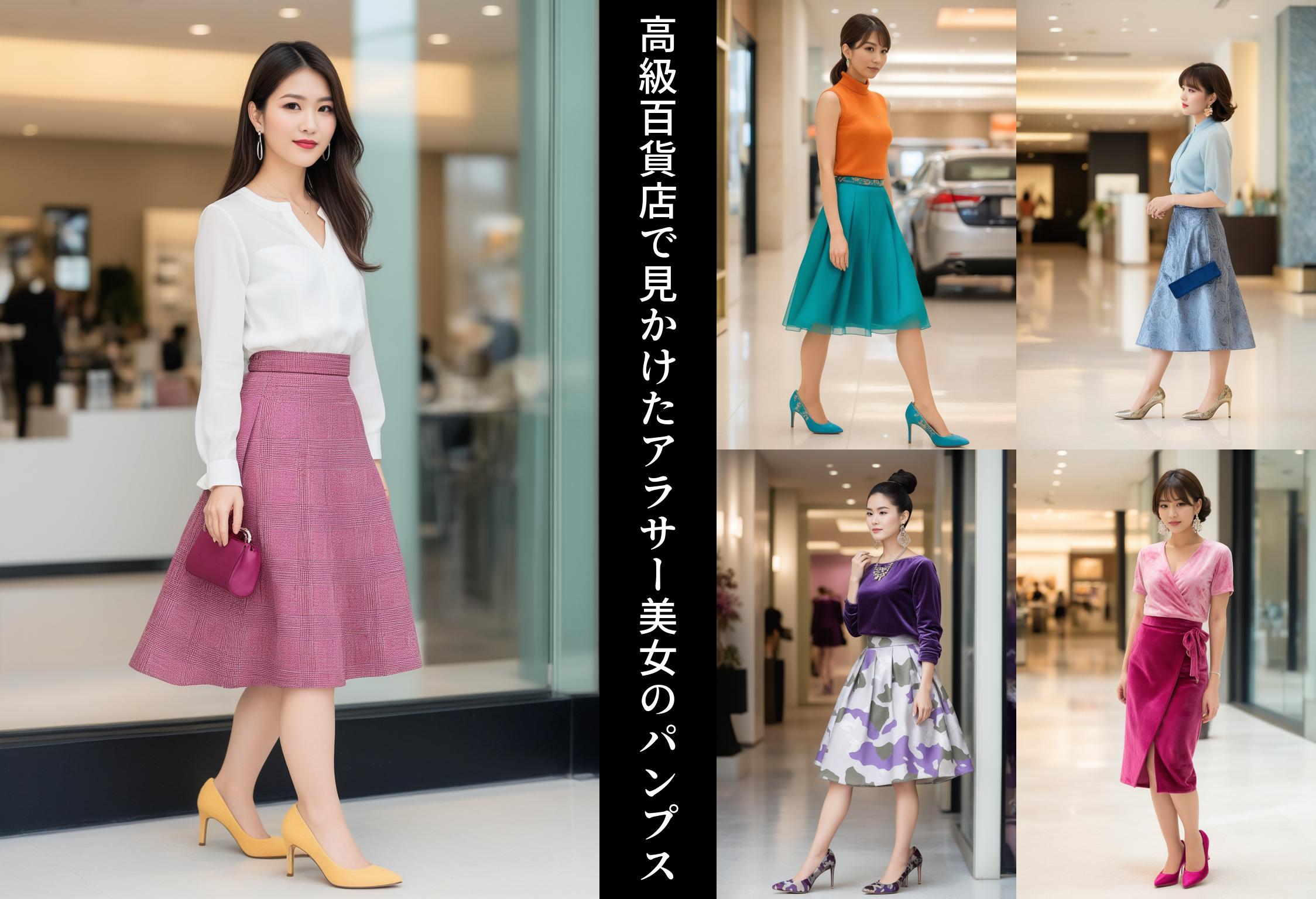 高級百貨店で見かけたアラサー美女のパンプス part1
