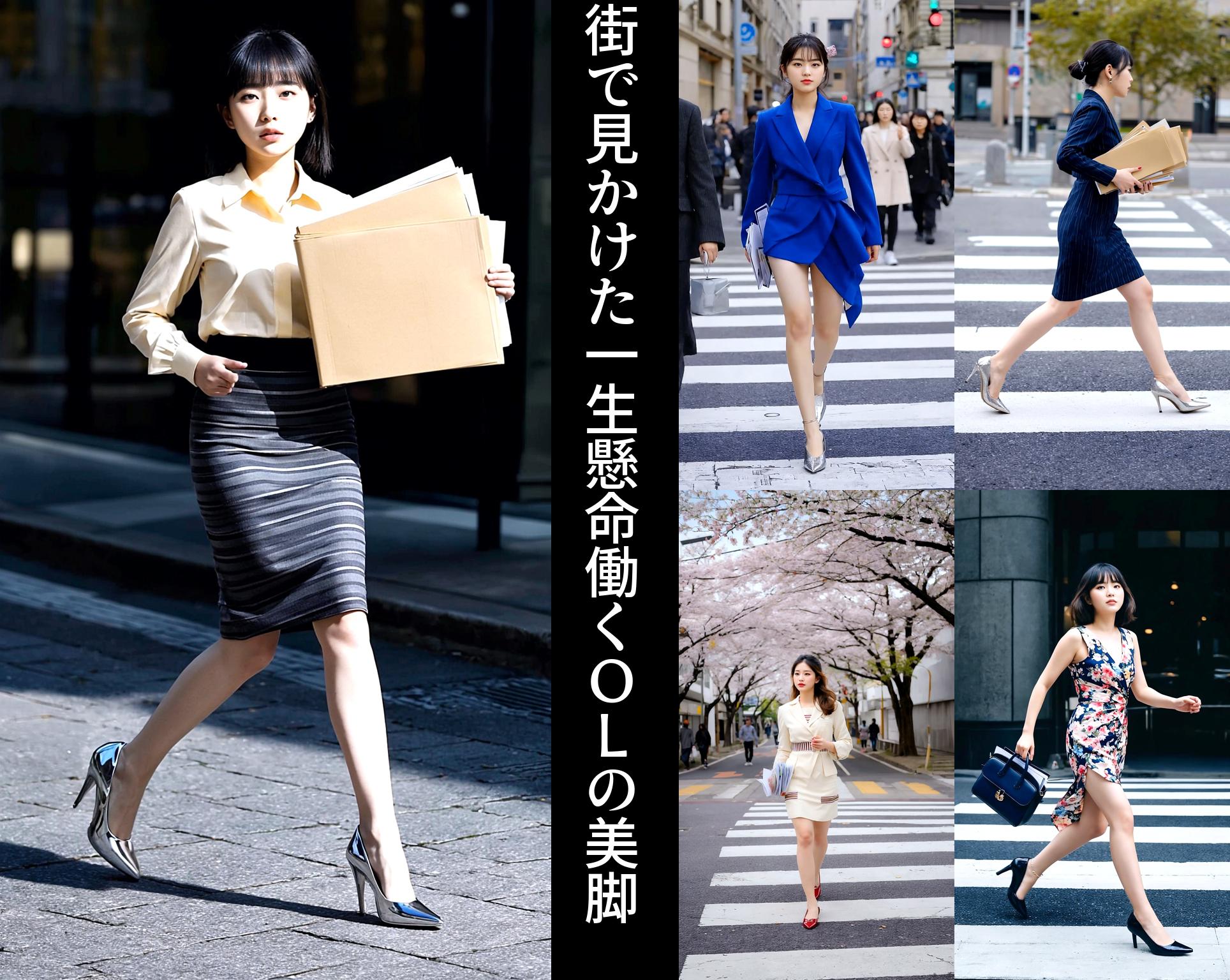 街で見かけた一生懸命働くＯＬの美脚 part9