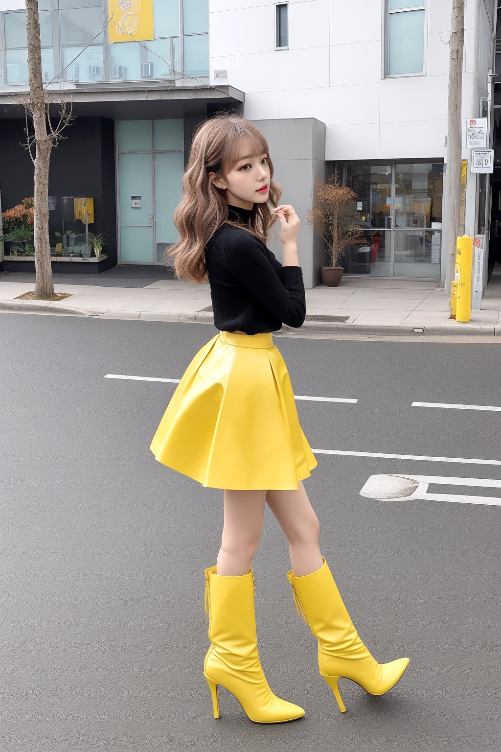 ロングブーツを履いたのギャルの街撮り part7 ギャル ミニスカート 4