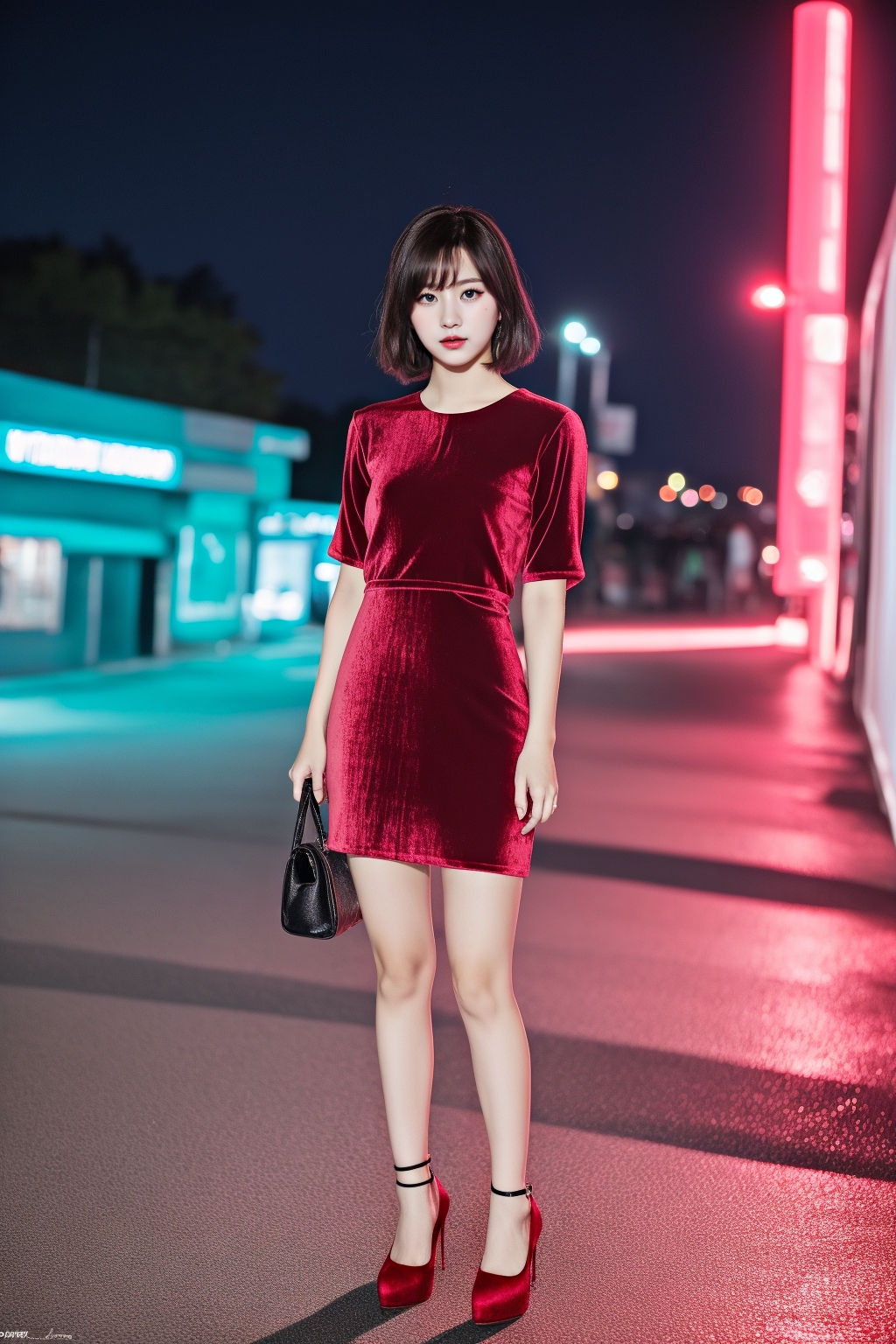 夜の街にデビューした美脚オンナ part9 ドレス ハイヒール 2