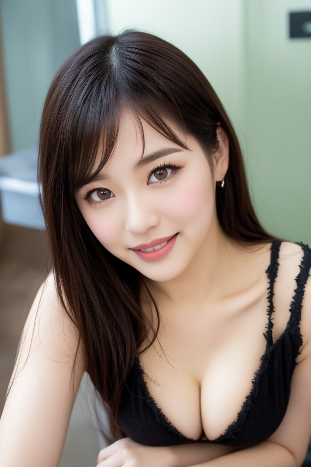 【高画質】美女の谷間を上アングルから撮影 part4 おっぱい 上からアングル 2